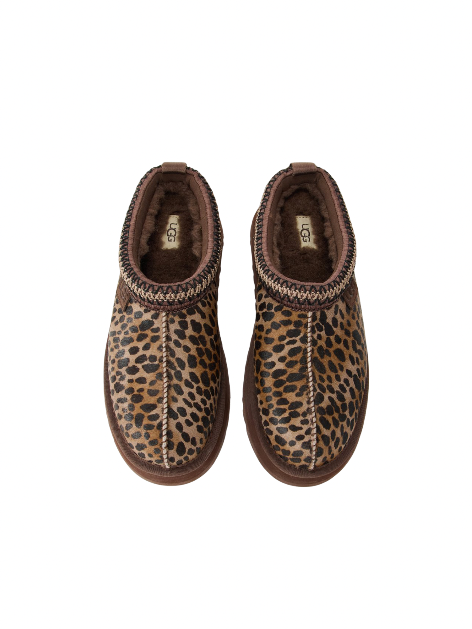 UGG Tazz Caspian – Marron imprimé léopard