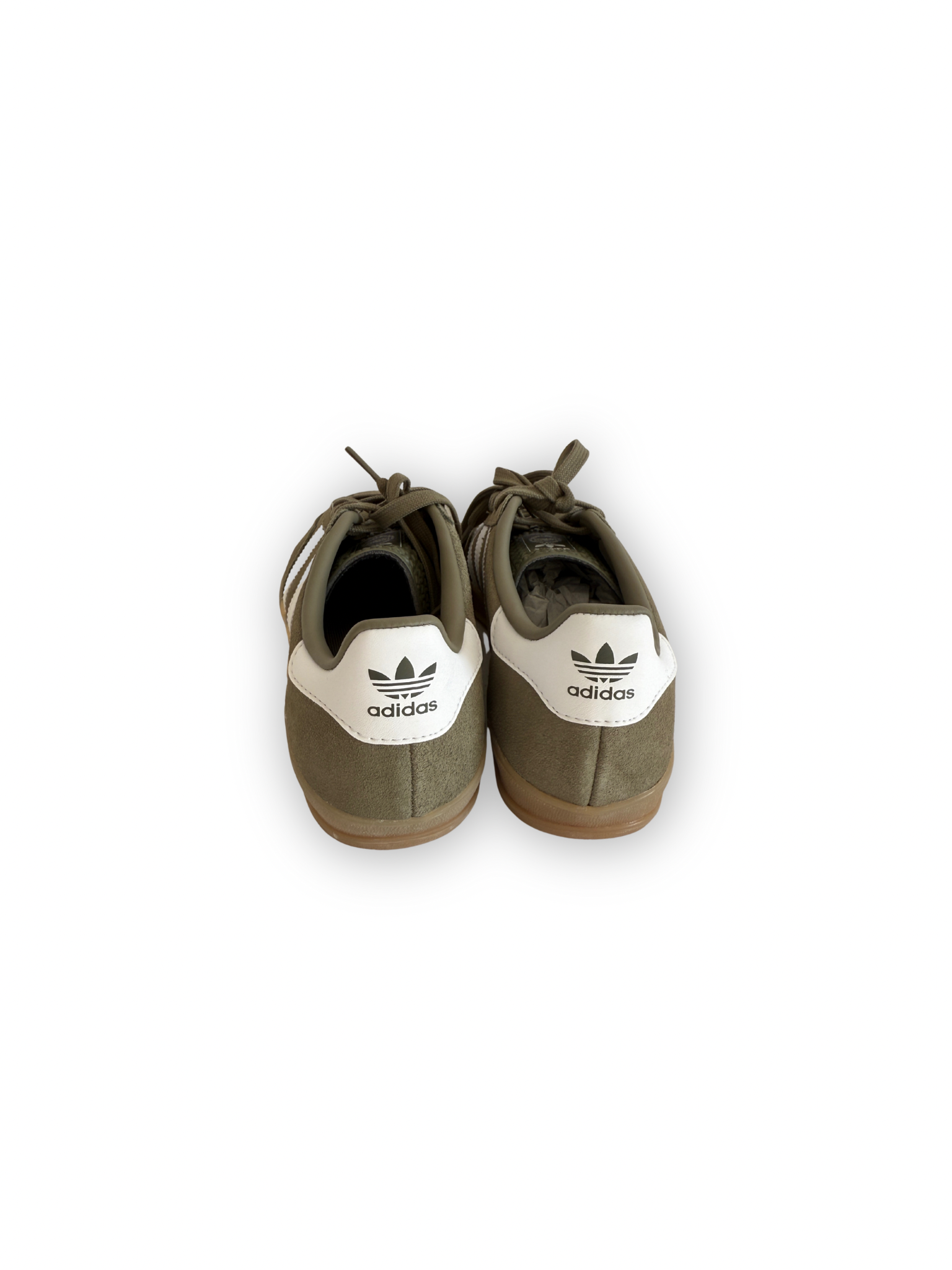 Adidas Gazelle Indoor - Vert Olive / Blanc