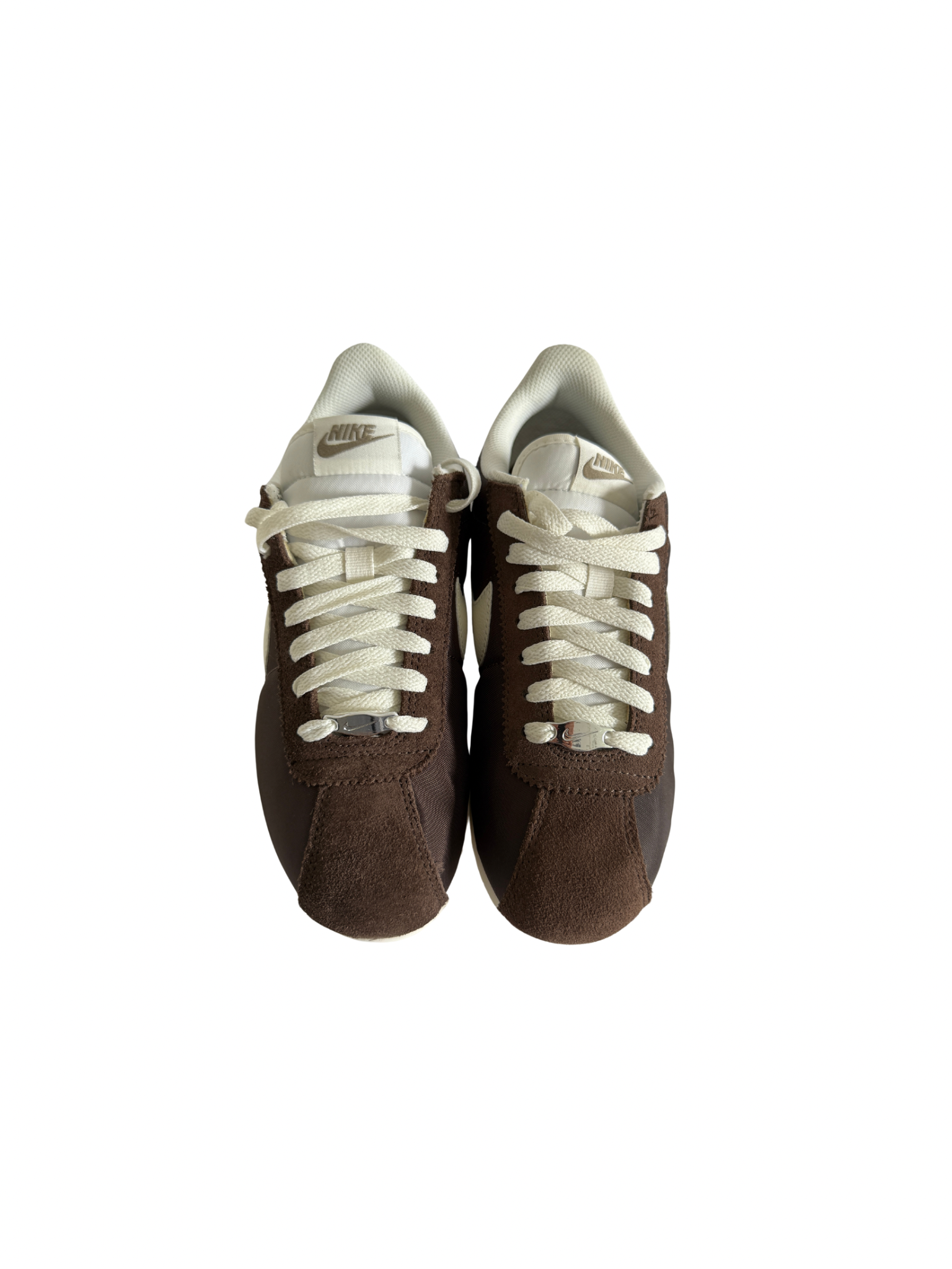 Nike Cortez Nylon – Marron et blanc